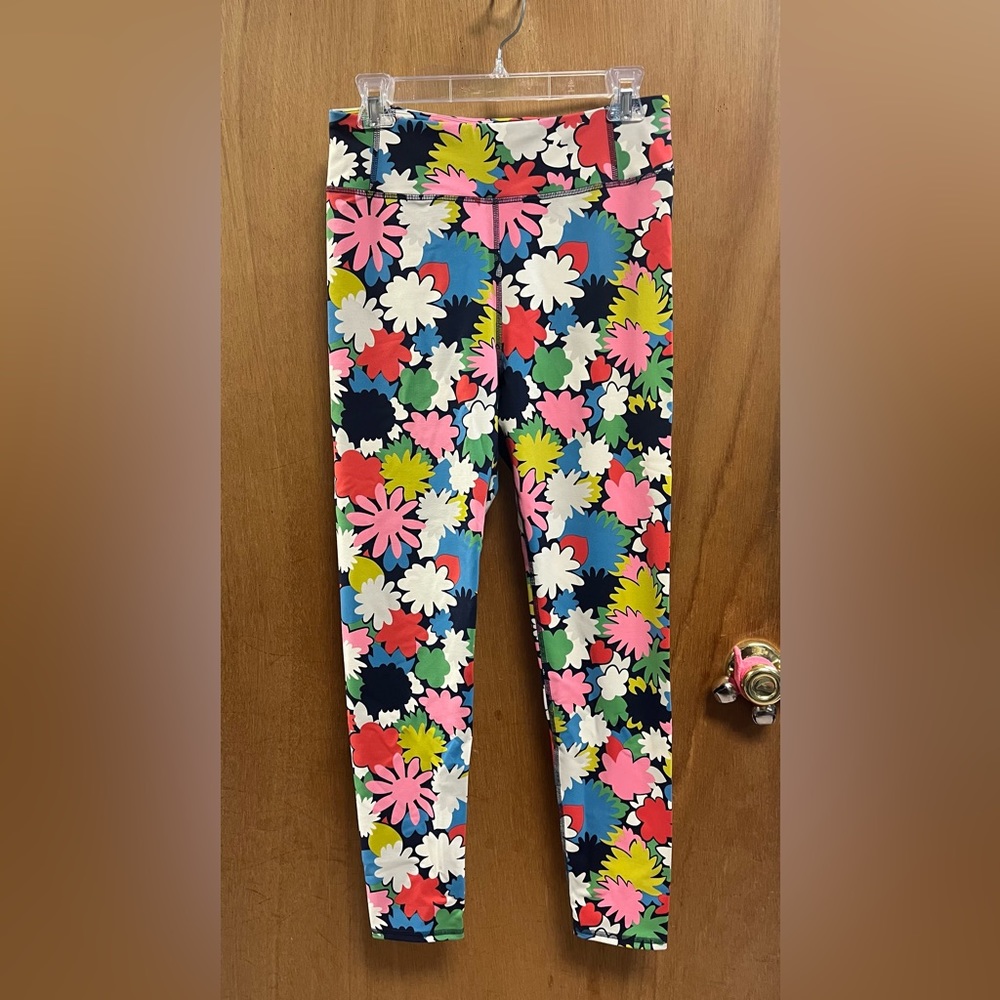 Boden Colorful Floral Print Leggings